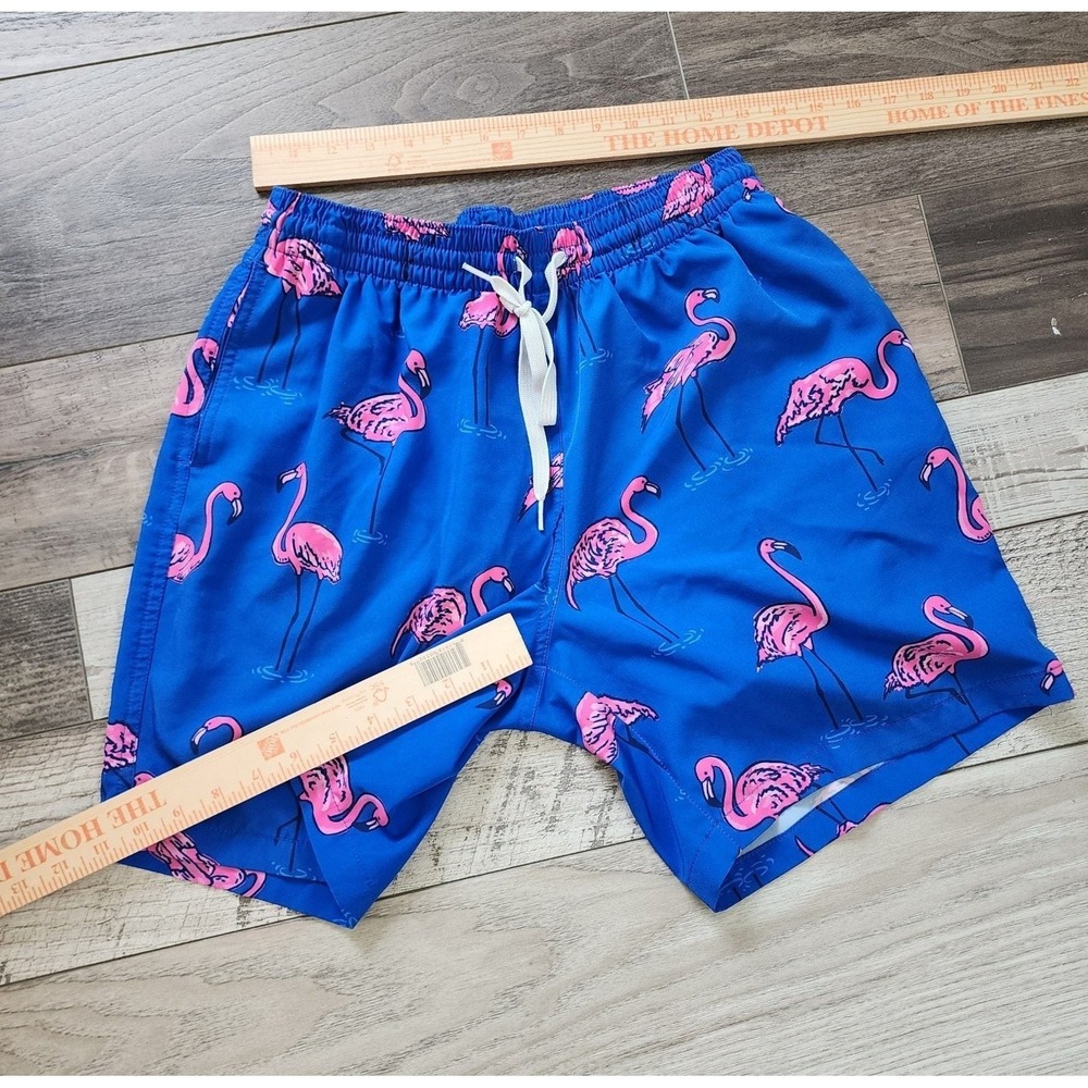 Chubbies The Flamingos 6.5" Inseam Swim Trunks Size Medium - Picture 4 of 9